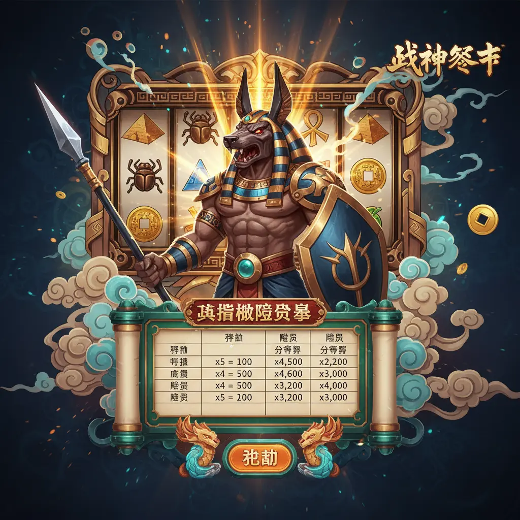 老虎機賠率表 - 戰神賽特